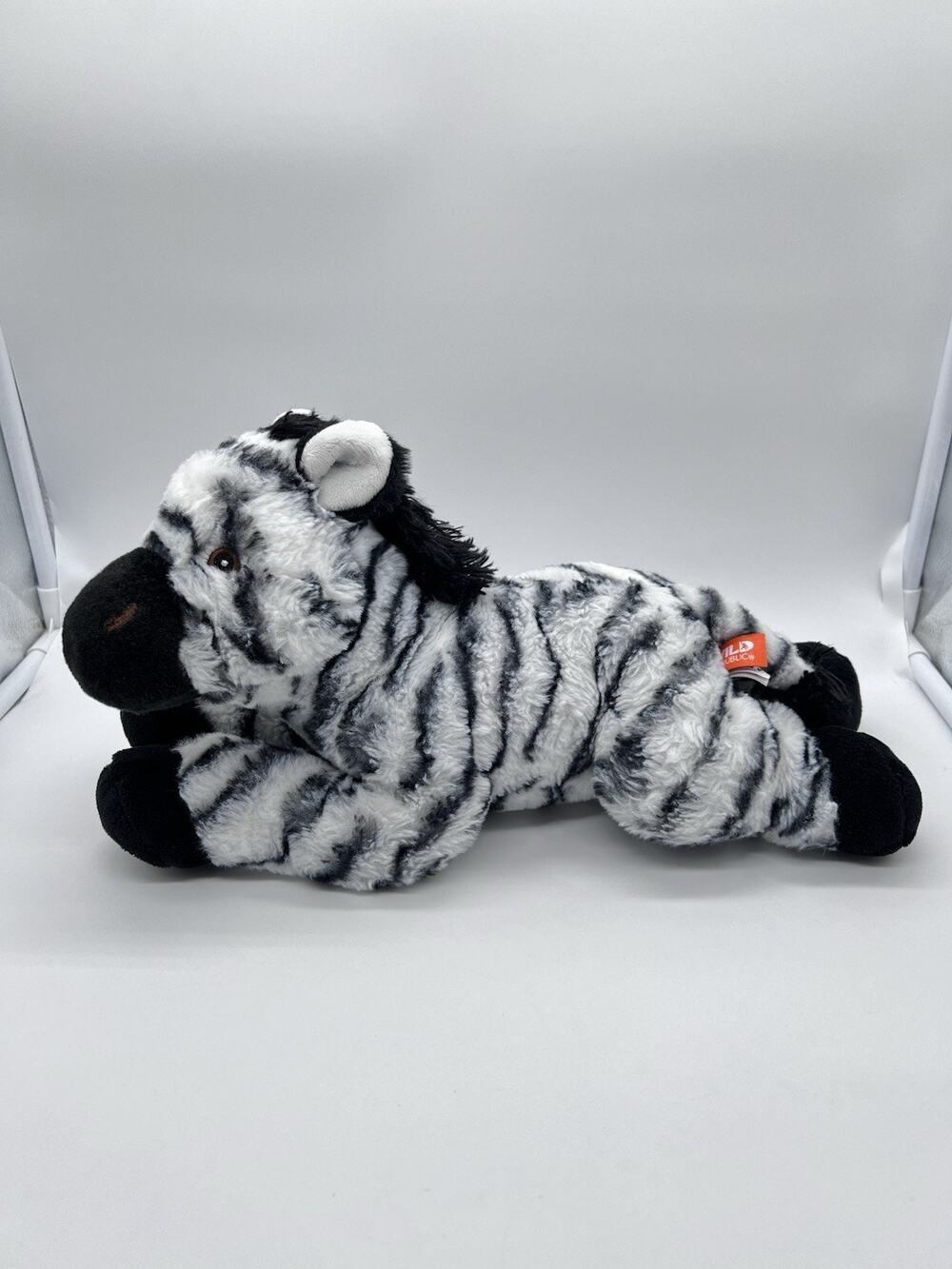 Wild Republic Ecokins Zebra Plush Stuffed Animal Toy 15”
